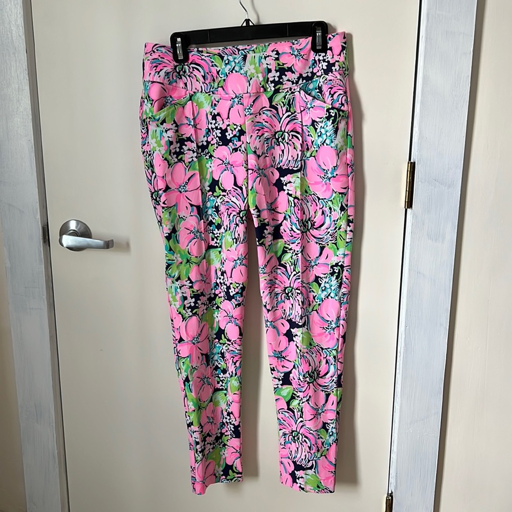 Comfy, stretchy Lilly Pulitzer Luxletic pants, size 10